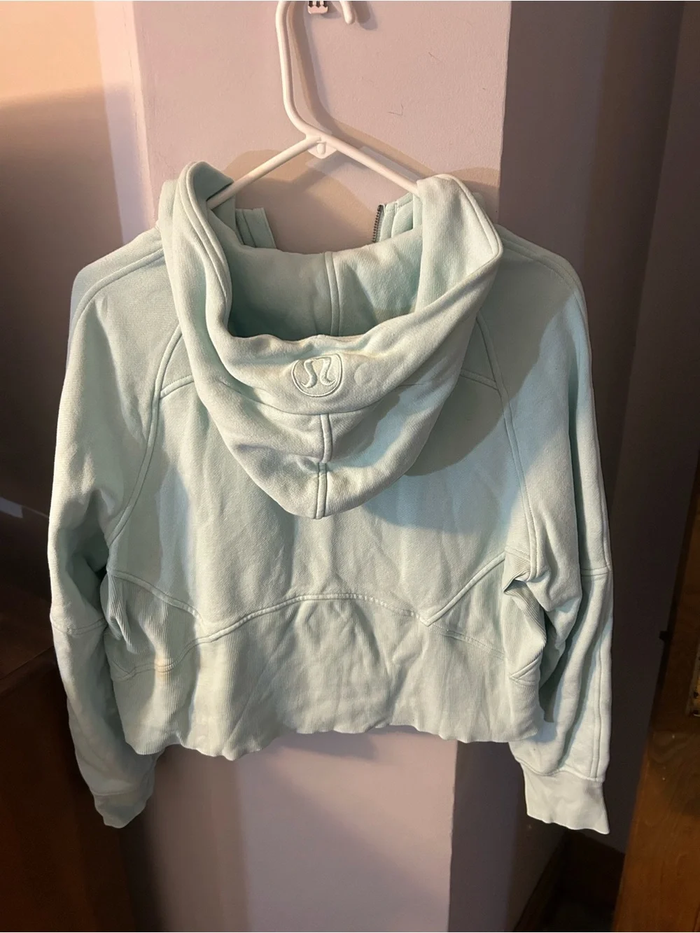 lululemon athletica Light Aqua Zip-Up Hoodie Jacket